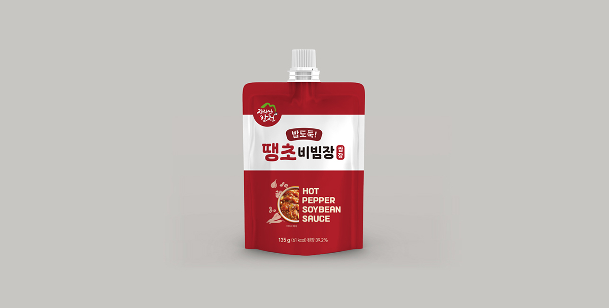 알천식품 밥도둑 땡초비빔장 패키지